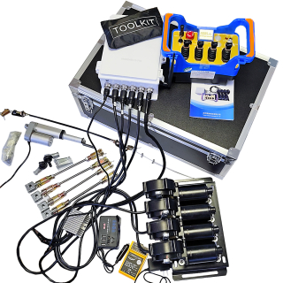 Фото - Комплект радіоуправління пропорційний з сервоприводами (4 джойстики + 1) DC 12-24V