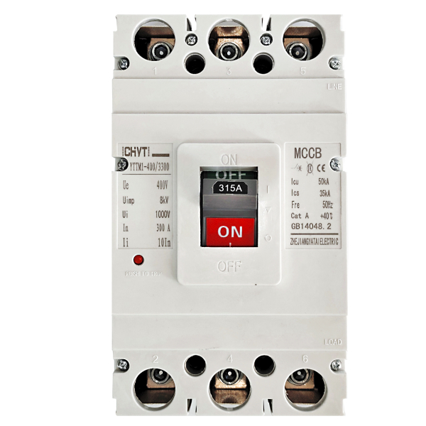 Фото - Автоматичний вимикач 3 полюси YTTM1-400 300А CHYT