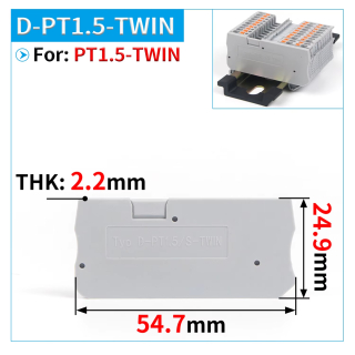 Фото - Кінцева кришка D-PT 1.5 TWIN