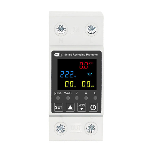 Фото - Лічильник електроенергії 1ф 63а  WiFi Smart ECO з розмикачем кольоров. дисплей