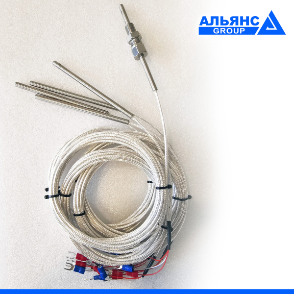 Фото - Датчик температури PT100 клас А, SS304, 5х100мм