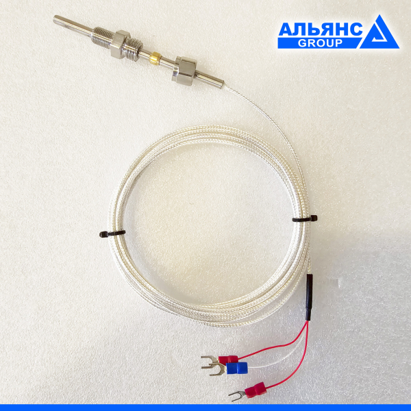 Фото - Датчик температури PT100 клас А, SS304, 5х50мм