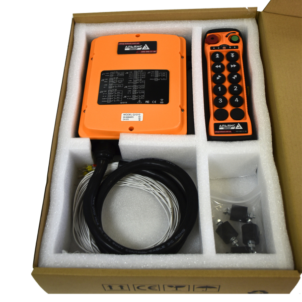 Фото - Комплект радіоуправління краном Q1000 (10 один. кнопок) AC110-460V