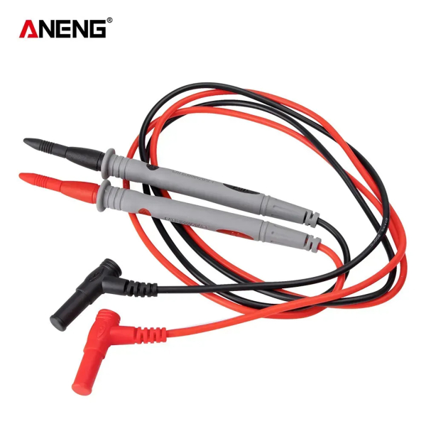 Фото - Щупи для тестера/мультиметра, 100см, 20А/1000V, силіконові дроти, нікельовані щупи,  модель PT1033