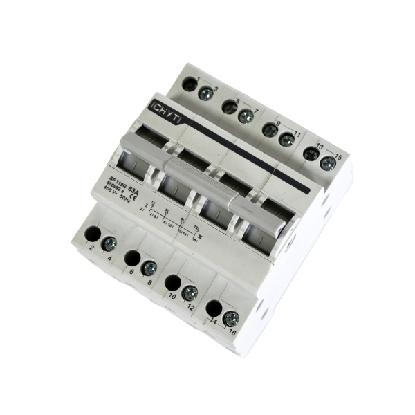 Фото - Ручний перемикач джерела живлення 4 полюси 63А SF 319G