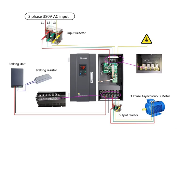 Фото - Частотний перетворювач 380В 3фази векторний 132KW - DRIVER