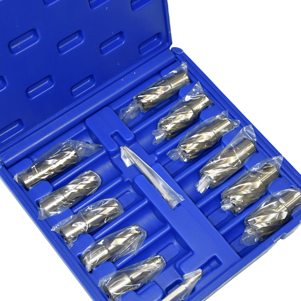 Фото - Набір фрез кільцевих HSS 12-27мм 11 предм.