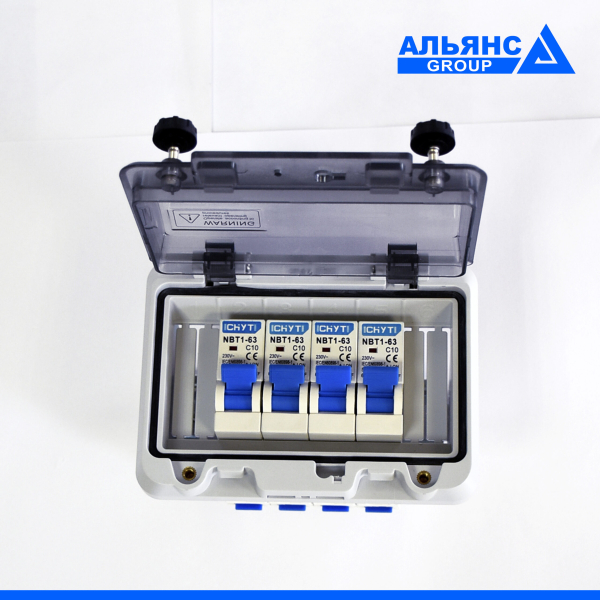 Фото - Вікно прозоре IP67 для щитків/боксів на 16 модулів