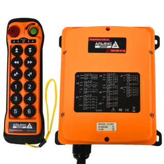 Фото - Комплект радіоуправління краном Q1200 (12 один. кнопок) DC12-24V