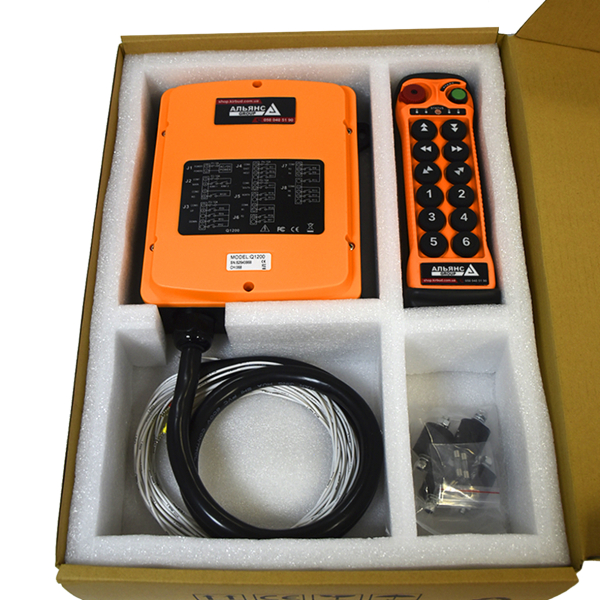 Фото - Комплект радіоуправління краном Q1200 (12 один. кнопок) DC12-24V