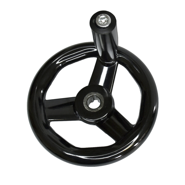 Фото - Штурвал-маховик верстатний 125мм 3х-спицевий