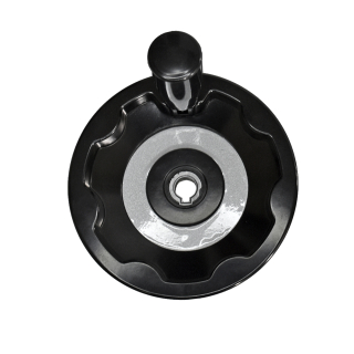 Фото - Штурвал-маховик верстатний 125мм дисковий зі складною ручкою