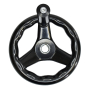 Штурвал-маховик верстатний 160мм 3х-спицевий