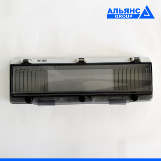 Фото - Вікно прозоре IP67 для щитків/боксів на 16 модулів