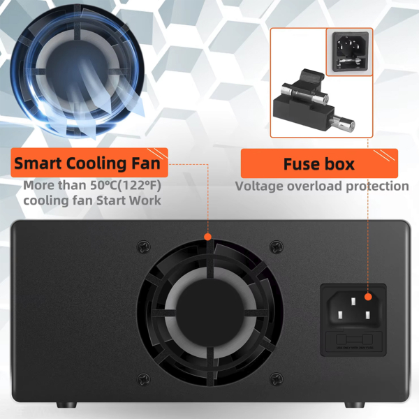 Фото - Блок живлення лабораторний SPPS-S3010 300Ватт (0-30Вольт х 0-10Ампер)