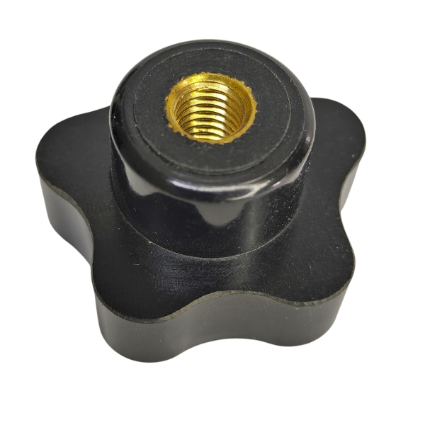 Фото - Ручка фіксатор бакелітова внутрішня різьба М8 діам. 40мм