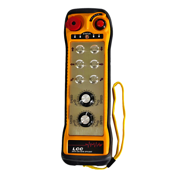 Фото - Комплект радіокерування краном XDA600 (6 кнопок одинарних + 2 потенціометри швидкості 0-10V) AC36-460V