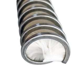 Фото - Щітка для чистки дроту спіральна 1000мм*55мм, щетина нейлон 0,45мм