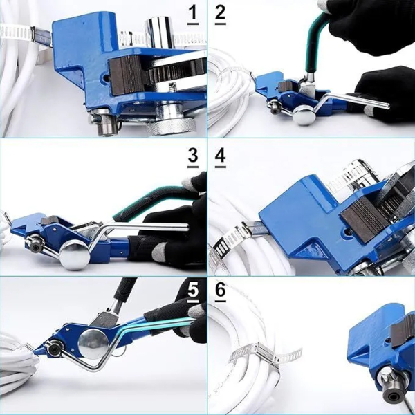 Фото - Інструмент для затягування сталевих хомутів GT-338