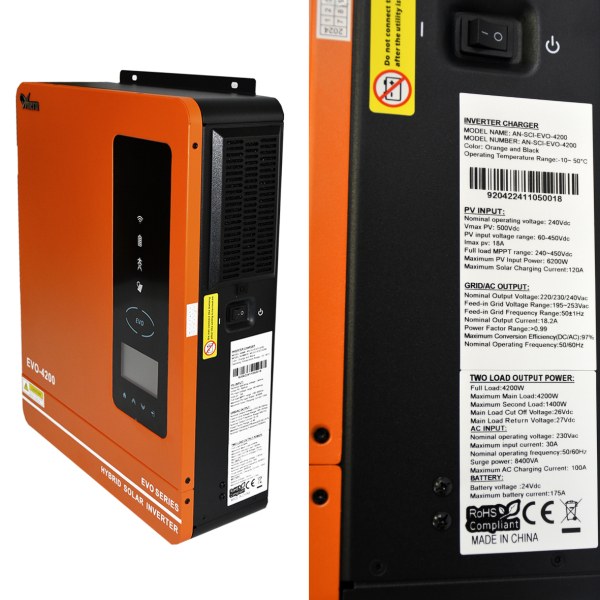 Фото - Гібридний  інвертер AN-SCI02-EVO-4200