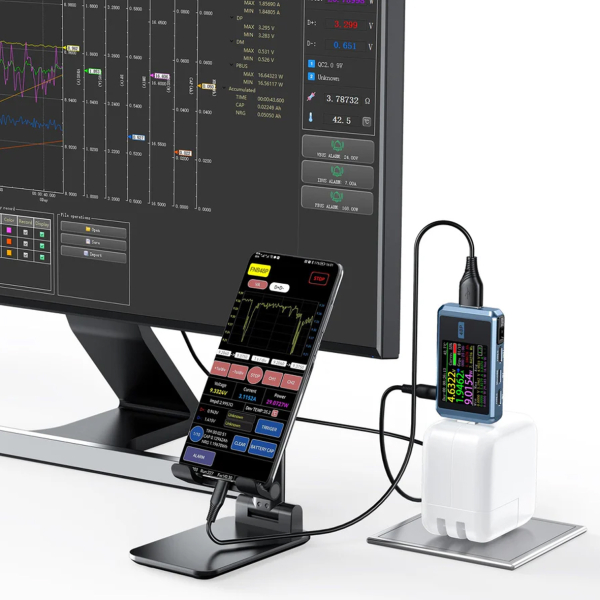 Фото - FNIRSI FNB48P USB тестер цифровий (струм / напруга / потужність / енергія) з Bluetooth