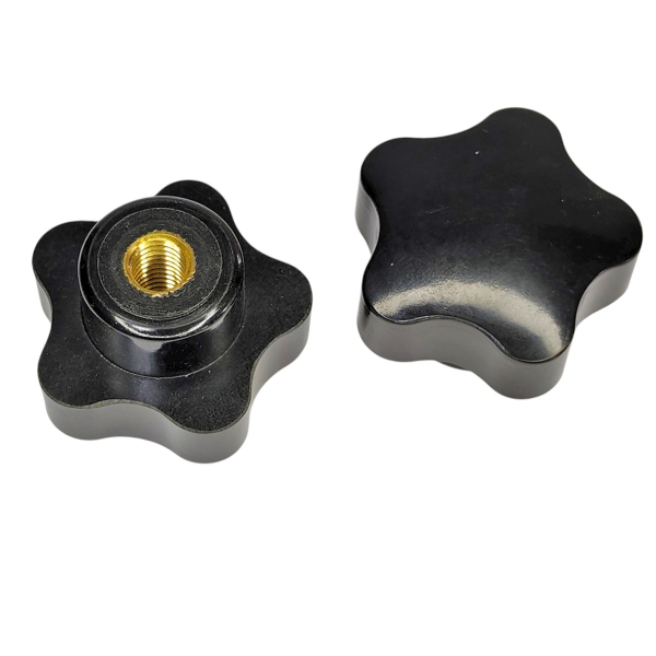 Фото - Ручка фіксатор бакелітова внутрішня різьба М8 діам. 40мм