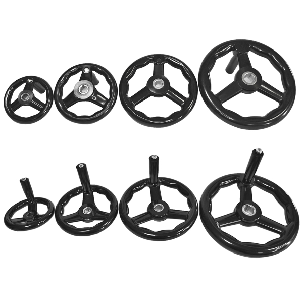 Фото - Штурвал-маховик верстатний 200мм 3х-спицевий