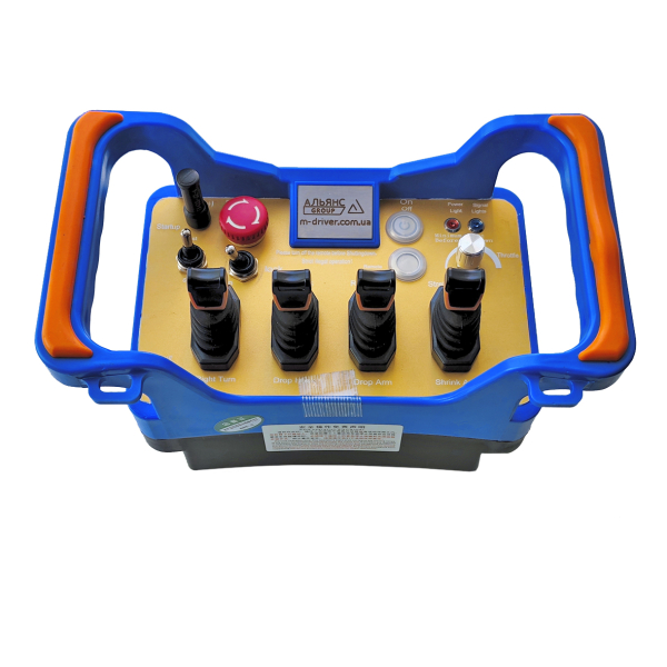 Фото - Комплект радіоуправління пропорційний з сервоприводами (4 джойстики + 1) DC 12-24V