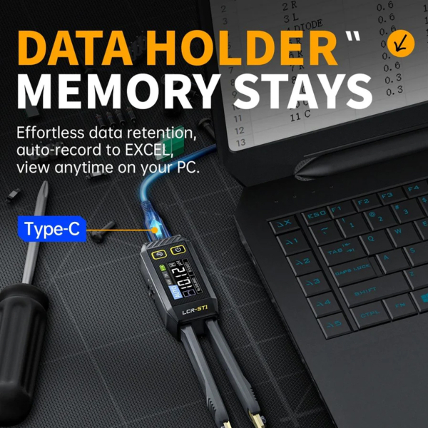 Фото - FNIRSI LCR-ST1 тестер багатофункціональний