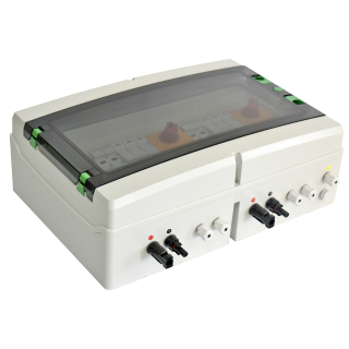 Фото - Сонячна фотоелектрична система захисту 2вх/2вих 32А/1000VDC струм напруга блискавкозахист IP65