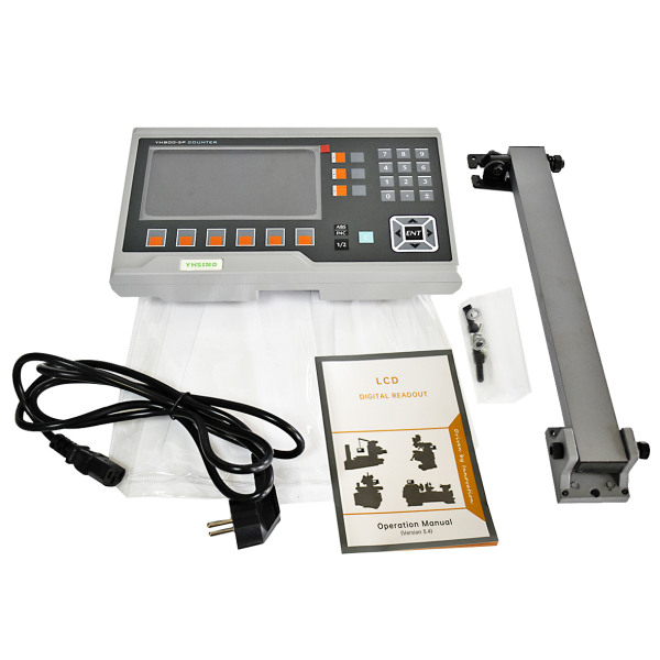 Фото - Система цифрової індикації УЦИ, 3коорд. YH800 LCD, 7" дисплей, 0.1μm - 10μm, UKR/ENG/RUS 15 мов, алюміній корп.