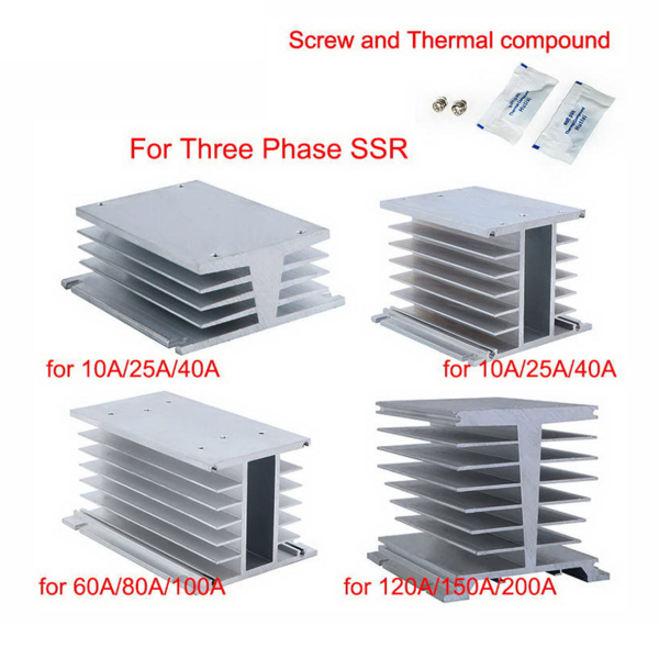 Фото - Радіатор 3-XXL з гвинтами та термопастою (120А-200А) під вентилятор 120х120мм