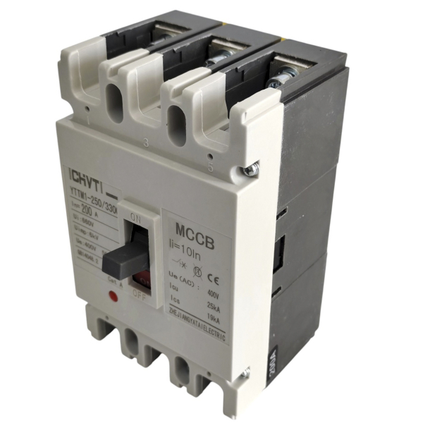 Фото - Автоматичний вимикач 3 полюса YTTM1-250 200А CHYT