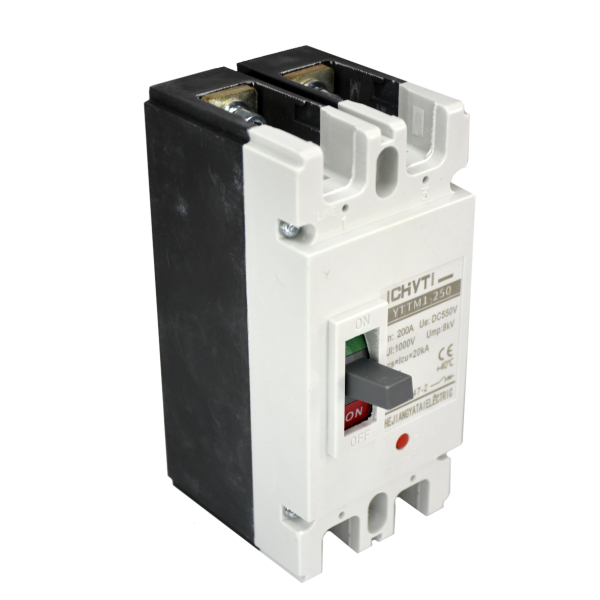 Фото - Автоматичний вимикач 2 полюси MCCB-250/PV2-200 DC 200A