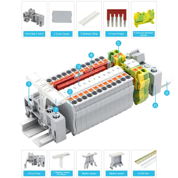 Фото - Прохідна клема PT 2.5-3L 3-рівнева