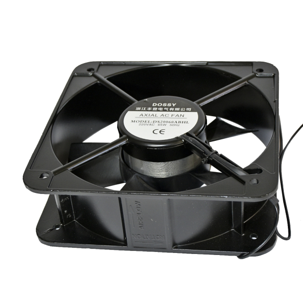 Фото - Вентилятор 200х200х60мм. 220VAC алюмінієвий для примусового охолодження