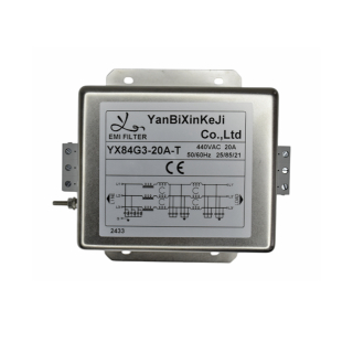 Фото - Фільтр ВЧ EMI 250/440VAC YX84G3-20A-T