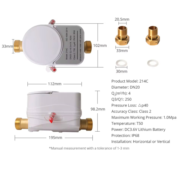 Фото - Лічильник води DN20 SMART ZigBee-WiFi