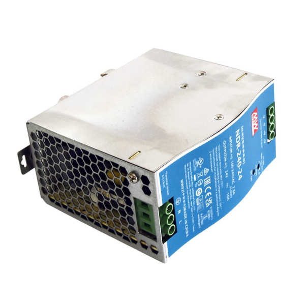 Фото - Блок живлення Mean Well NDR-240-24 оригінал (24VDC, 240W)