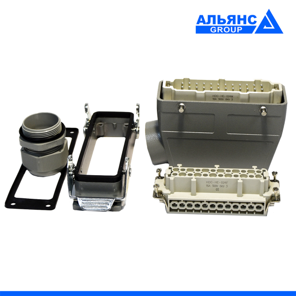 Фото - Роз'єм 24 контакти, 16А/500В