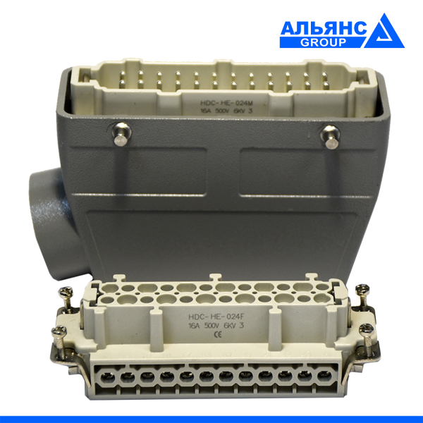 Фото - Роз'єм 24 контакти, 16А/500В
