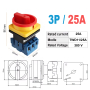 Кулачковий перемикач 3 полюси 25А 380В