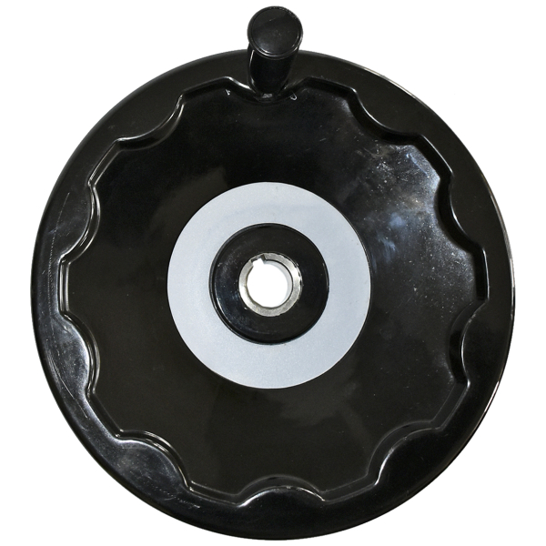 Фото - Штурвал-маховик верстатний 250мм дисковий зі складною ручкою