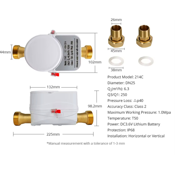 Фото - Лічильник води DN25 SMART ZigBee-WiFi