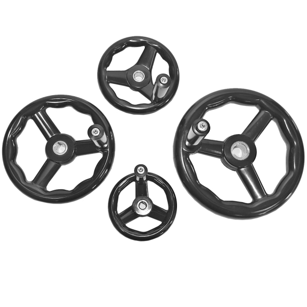 Фото - Штурвал-маховик верстатний 200мм 3х-спицевий