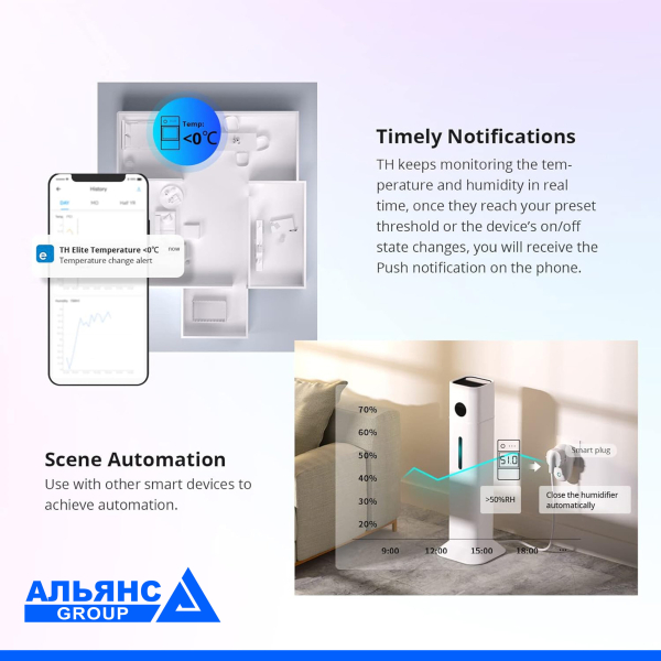 Фото - Бездротовий Wi-Fi вимикач Sonoff THR316D