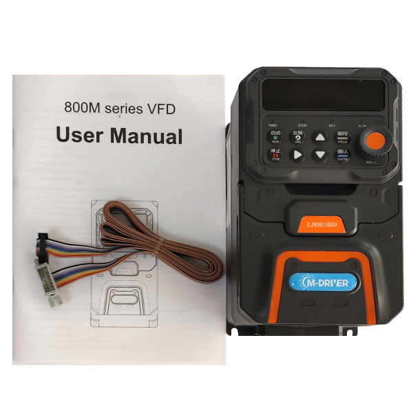 Фото - Частотний перетворювач 380В 3фази векторний 2.2KW M-Driver 800M