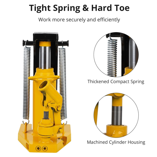 Фото - Домкрат гідравлічний низького захвату з лапою MHC-5RS в/п 10тн./5тн.