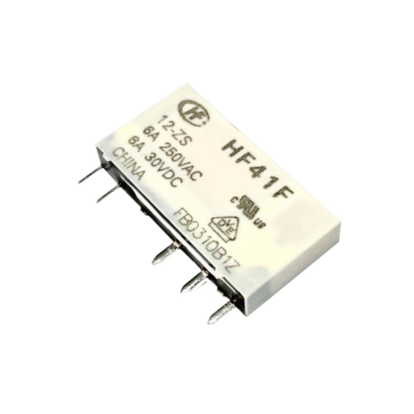 Фото - Реле DIN HF41F, котушка DC12VDC, контакти 1NO/NC, 6A 240VAC, 6A 30VDC