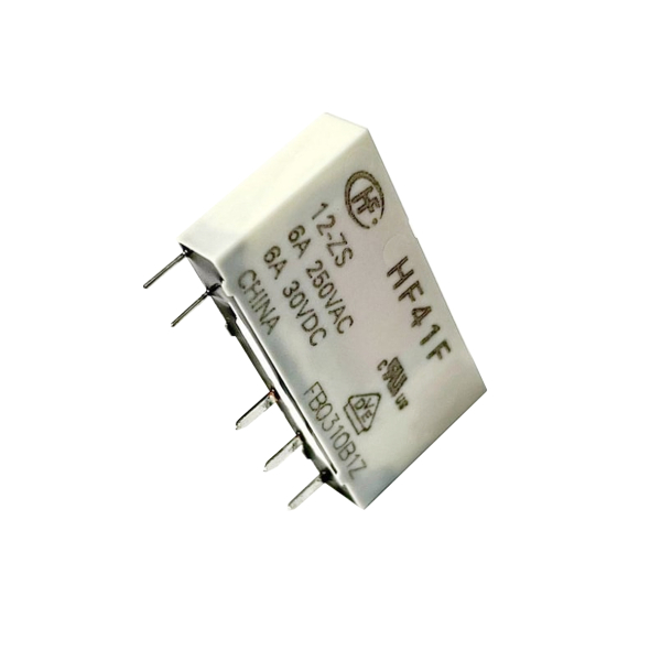 Фото - Реле DIN HF41F, котушка DC12VDC, контакти 1NO/NC, 6A 240VAC, 6A 30VDC
